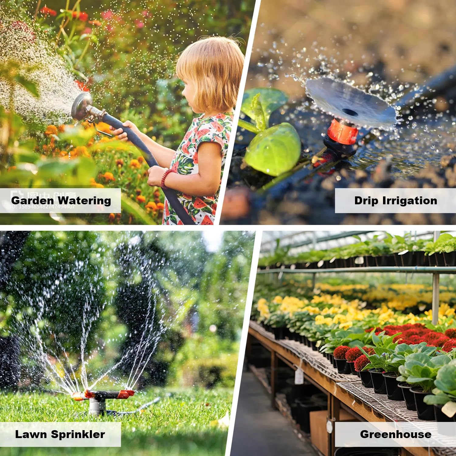 Pinolex Garden Automatic Irrigation Water Timer System Controller Drip ...